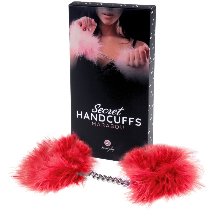 GIOCO SEGRETO - MANETTE MARABOU ROSSO