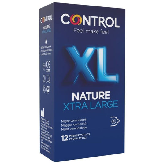 CONTROL - PRESERVATIVI ADAPTA NATURE XL CONDOMS 12 UNITS