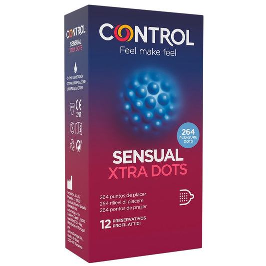 CONTROL - PRESERVATIVI XTRA DOT 12 UDS