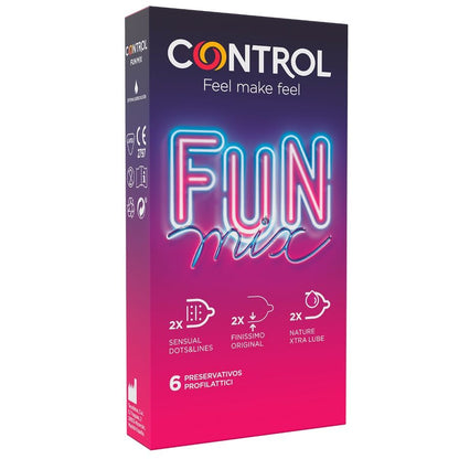 CONTROL -PRESERVATIVI SENTITI DIVERTIMENTO MIX 6 UDS