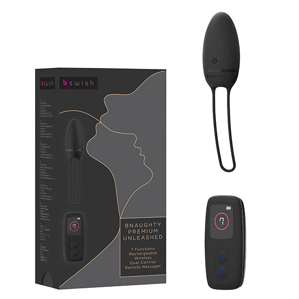 B SWISH -VIBRATORE   BNAUGHTY PREMIUM UNLEASHED NERO