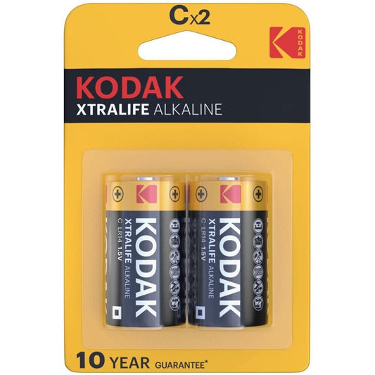 KODAK - BATTERIE ALCALINE XTRALIFE CX 2 UNITÀ