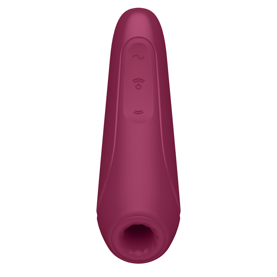 SATISFYER - STIMOLATORE CURVY 1 + ROSSO ROSA