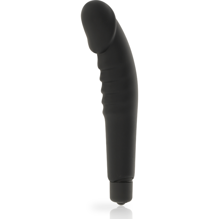 DOLCE VITA -VIBRATORE  PIACERE REALISTICO SILICONE NERO