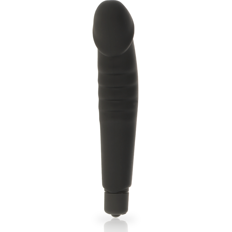 DOLCE VITA -VIBRATORE  PIACERE REALISTICO SILICONE NERO