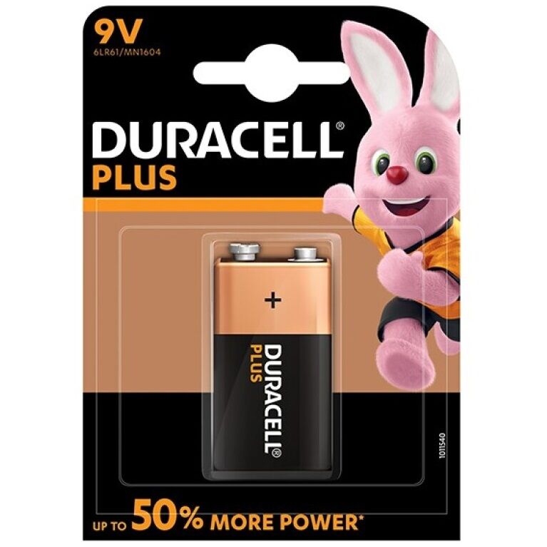 DURACELL - ACESSORIO BATTERIA PLUS POWER 9V LR61 1UNIT