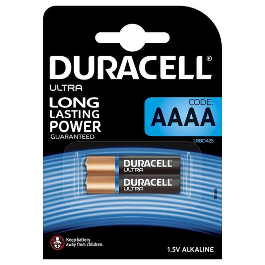 DURACELL - ACESSORIO BATTERIA ULTRA POWER ALCALINA AAAA MX2500 1,5V 2 UNIT