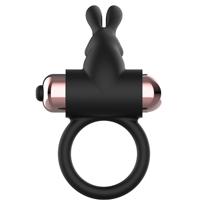 COQUETTE CHIC DESIRE - ANELLO DA CAZZO CON VIBRATORE NERO/ORO