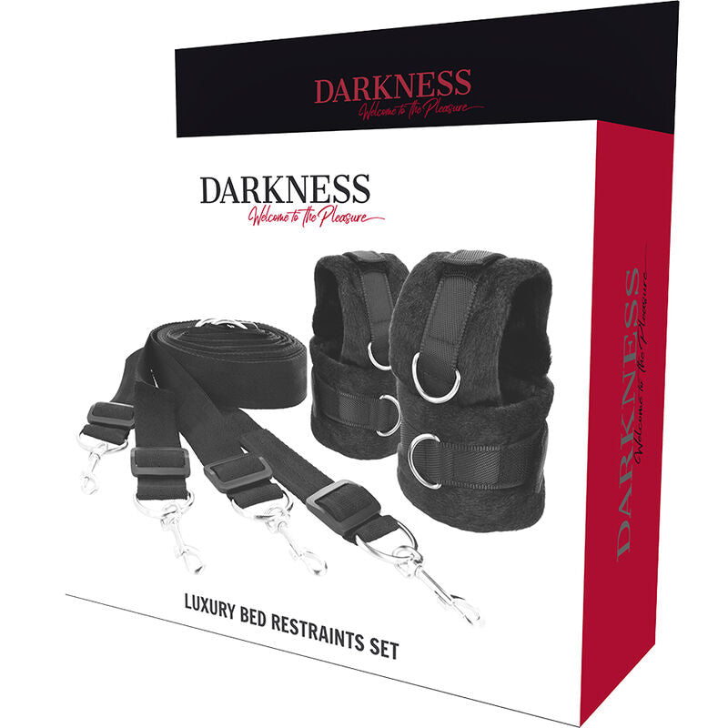 DARKNESS - POLSINI COPPIA CRAVATTE DA LETTO