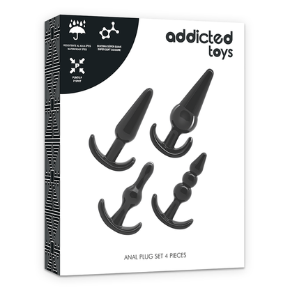 ADDICTED TOYS - SET DILATATORE DI 4 TAPPI  ANALI