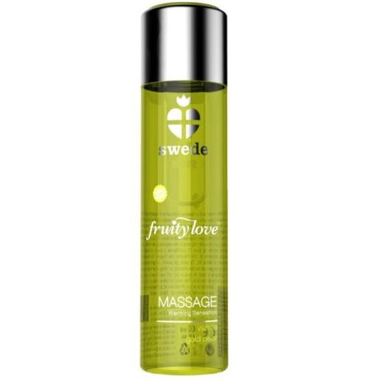 SWEDE - FRUITY LOVE OLIO DA MASSAGGIO EFFETTO RISCALDANTE VANIGLIA E PERA ORO 60 ML.