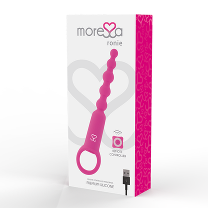 MORESSA - PLUG STIMOLATORE RONIE REMOTE CONTROL PIACERE ANALE ROSA