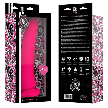 DELTA CLUB - TOYS DILDO MEDICO ROSA IN SILICONE 23 CM -O- 4.5 CM