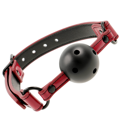 FETISH SUBMISSIVE DARK ROOM - BALL GAG TRASPIRANTE