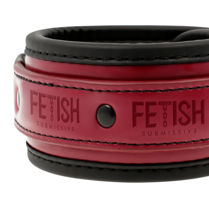 FETISH SUBMISSIVE DARK ROOM - MANETTE VEGAN IN PELLE CON FODERA IN NEOPRENE