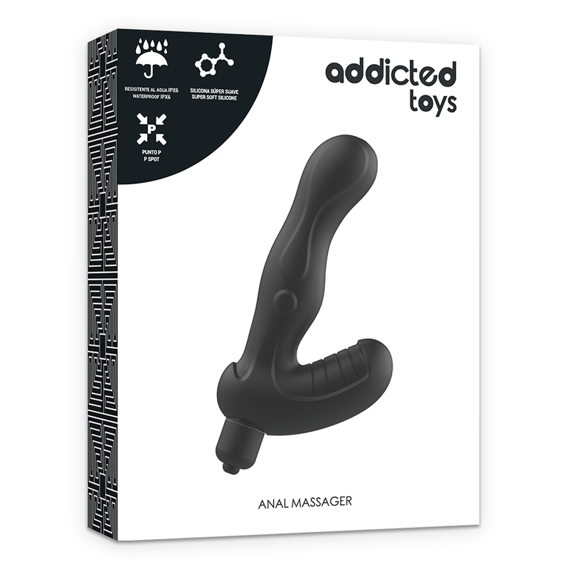 ADDICTED TOYS - P-SPOT VIBE STIMOLATORE ANALE DELLA PROSTATA IN SILICONE