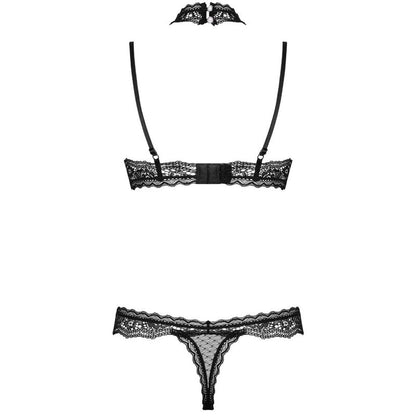 OBSESSIVE - REGGISENO E MUTANDINA CLAUDUSIA SET DUE PEZZI L/XL