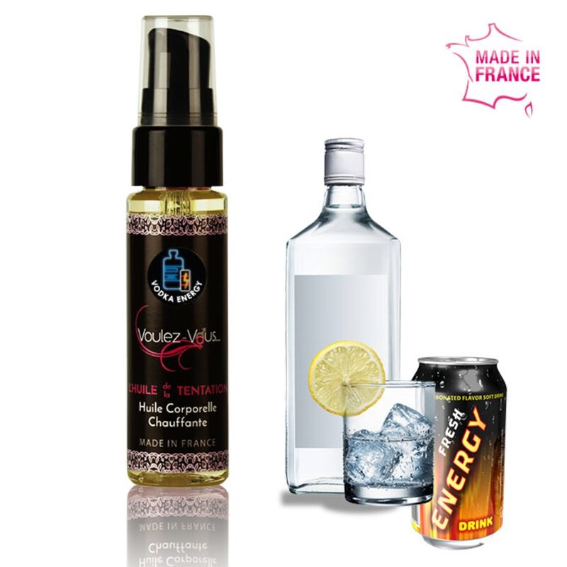 VOULEZ-VOUS - OLIO CORPO RISCALDANTE VODKA RED BULL 35 ML