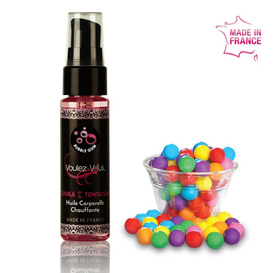 VOULEZ-VOUS - OLIO CORPO RISCALDANTE BUBBLEGUM 35 ML